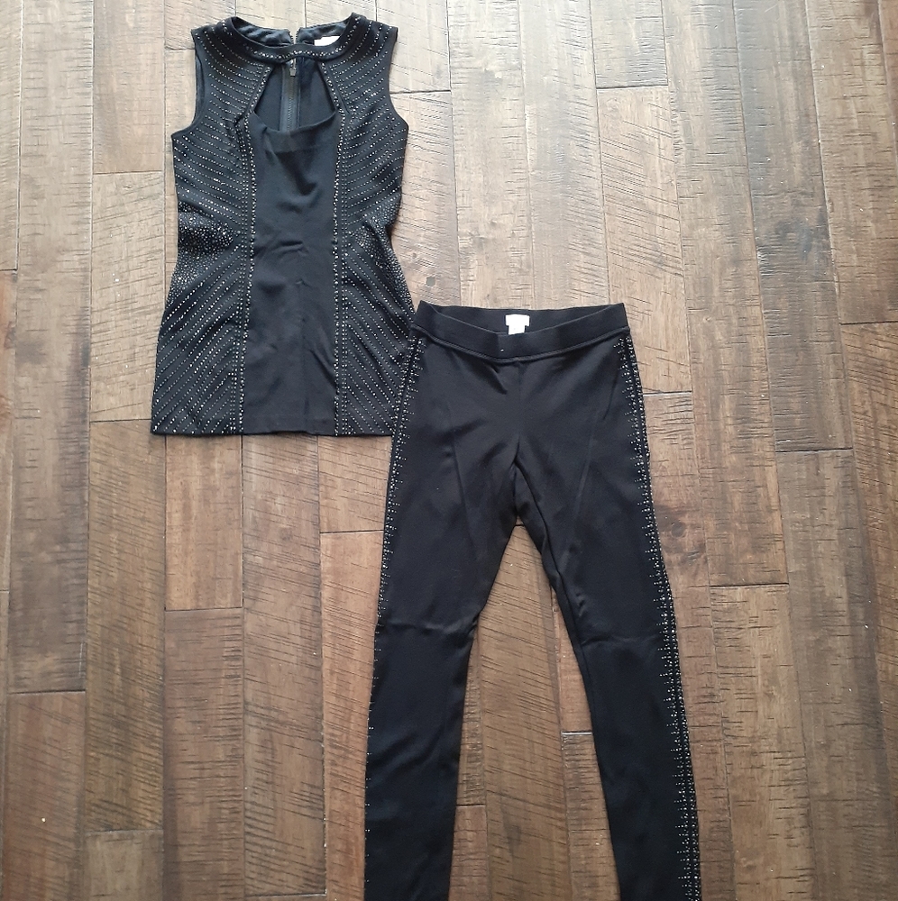 *SOLD*Black two piece set